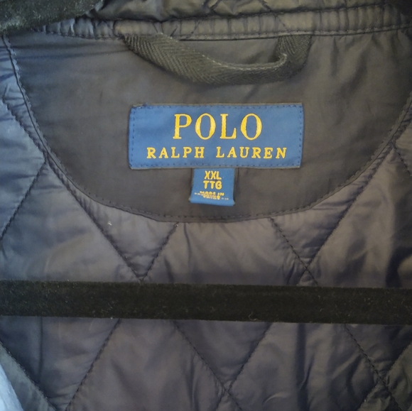 POLO Ralph Lauren Quilted Blue Label Navy Blue Jacket Coat Size XXL - Picture 2 of 11